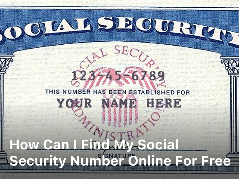 how can i find my social security number online